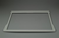 Glass shelf frame, Husqvarna fridge & freezer - 20 mm x 520 mm x 344 mm (not above crisper)